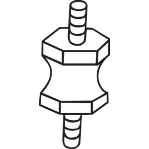 Bandes de caoutchouc, échappement BOSAL 255-632