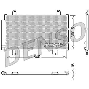Lauhdutin, ilmastointilaite DENSO DCN51005