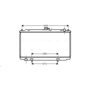 Arrefecedor do motor AVA COOLING DN2220