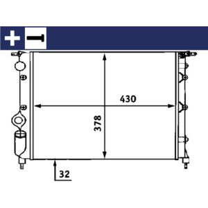 Arrefecedor do motor MAHLE CR 476 000S