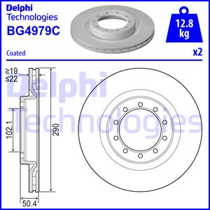 Disque de frein DELPHI BG4979C