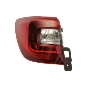 Luz traseira, direita (24V, vermelho) TYC 11-6718-16-9, Esquerda