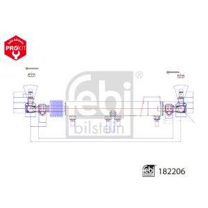 Arbeitszylinder, Servolenkung ProKit FEBI BILSTEIN 182206