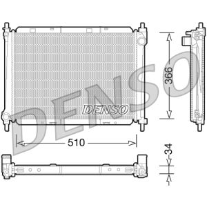 Arrefecedor do motor DENSO DRM46037