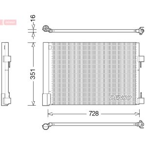 A/C-kondensor DENSO DCN23032