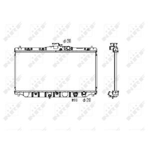 Kühler, Motorkühlung NRF 536711