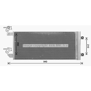 A/C condensor AVA COOLING MN5151D AVA