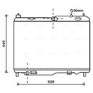 Arrefecedor do motor AVA COOLING FD2442