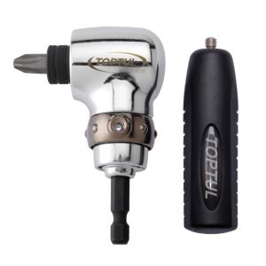 Adaptador hexagonal TOPTUL 1/4 pequeno 83mm, 90 Grad