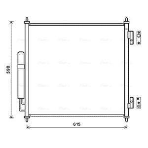 Kondensator, Klimaanlage AVA COOLING AUA5218D