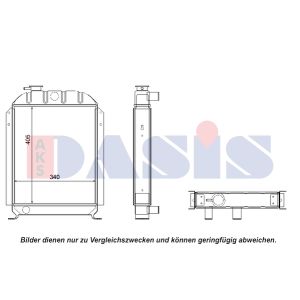 Radiator, motorkoeling AKS DASIS 440511N