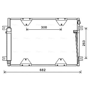 Condensador, sistema de ar condicionado AVA COOLING SZ5139D