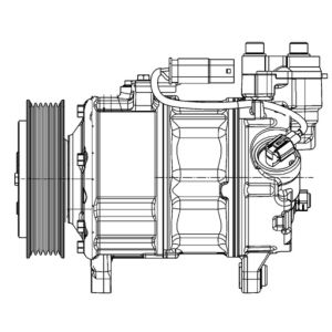 Compressor, ar condicionado MAHLE ACP 600 000P