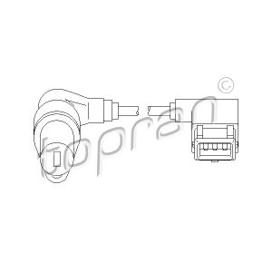 Wielsnelheidssensor, motormanagement HANS PRIES 501 294