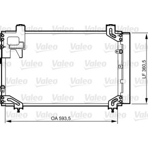 Condenseur (climatisation) VALEO 814271