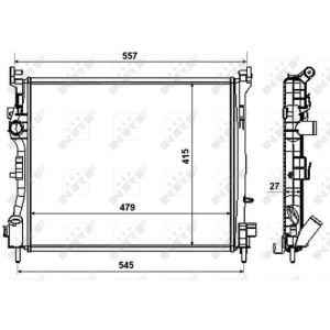 Kühler, Motorkühlung NRF 58374