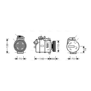 Klimakompressor AVA COOLING AIAK275
