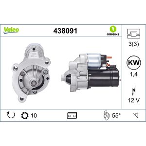 Starter VALEO ORIGINS NEW VALEO 438091