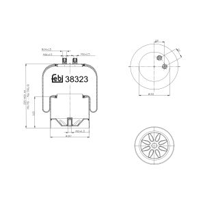 Luftfederbalg FEBI BILSTEIN 38323