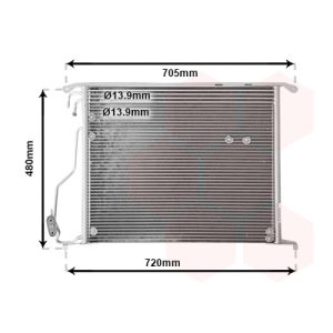 Condenseur (climatisation) VAN WEZEL 30005280