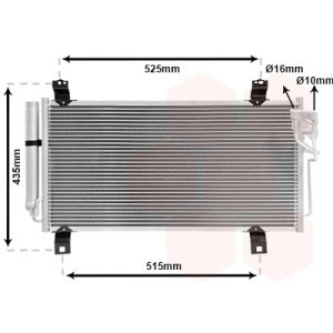 Condenseur (climatisation) VAN WEZEL 27005231