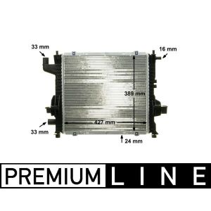 Arrefecedor do motor MAHLE CR 153 000P