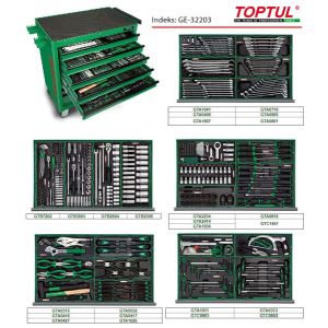 Werkzeugwagen mit Ausstattung TOPTUL GT-36001