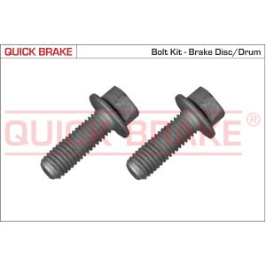 Schroevenset, remschijf QUICK BRAKE 11558XK