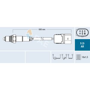 Sonda lambda FAE 75013