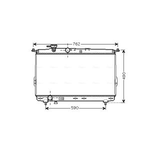 Arrefecedor do motor AVA COOLING HY2106