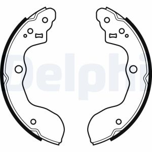 Jeu de mâchoires de frein DELPHI LS2071