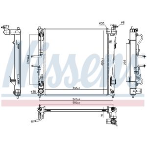 Radiateur NISSENS 666220