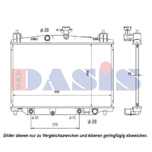 Motorkühler AKS DASIS 110064N