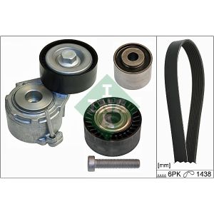 Cinto com várias nervuras (6PK1019)  INA 529 0107 10