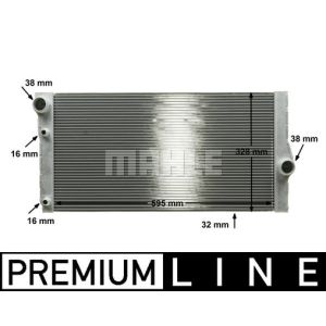 Jäähdytin, moottorin jäähdytys MAHLE CR 1147 000P