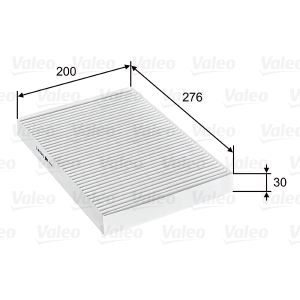 Filtro, ar do habitáculo VALEO 715749