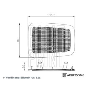 Cabinefilter BLUE PRINT ADBP250046