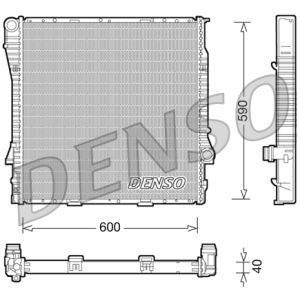 Radiador de motor DENSO DRM05114