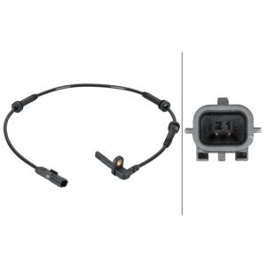 Sensor do ABS traseiro, direito HELLA 6PU 012 806-861