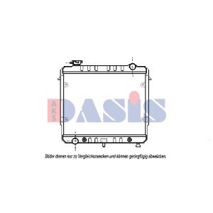 Arrefecedor do motor AKS DASIS 520010N
