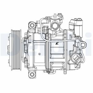Compresseur de climatisation DELPHI CS20504