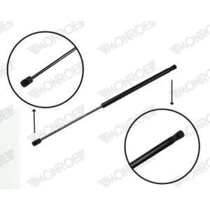 Gasfeder, Kofferraumdeckel MONROE ML6613