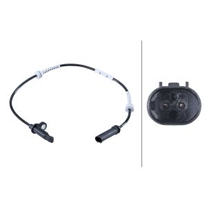 Sensor do ABS traseiro, direito HELLA 6PU 358 216-821