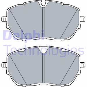 Set di pastiglie freno DELPHI LP3518, fronte