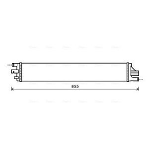 Raffreddatore motore AVA COOLING RTA2559
