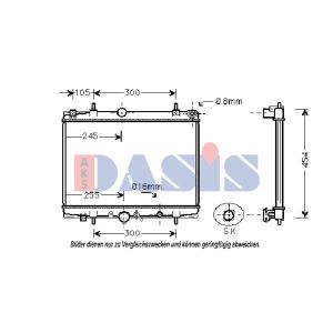 Raffreddatore motore AKS DASIS 161830N