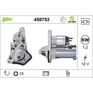 Starter VALEO 458753