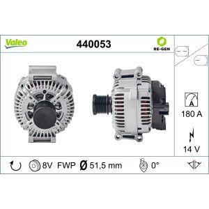 Drehstromgenerator VALEO 440053