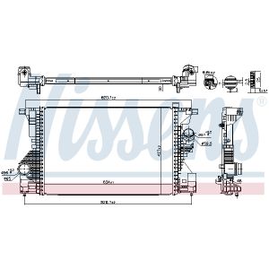 Ladeluftkühler NISSENS 961560