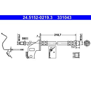 Bremsschlauch ATE 24.5152-0219.3